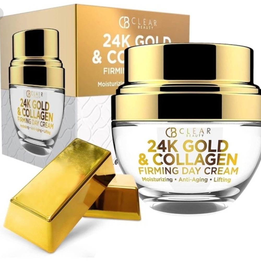 Korean Skincare Clear Beauty 24K Gold & Collagen Daily Face Moisturizer